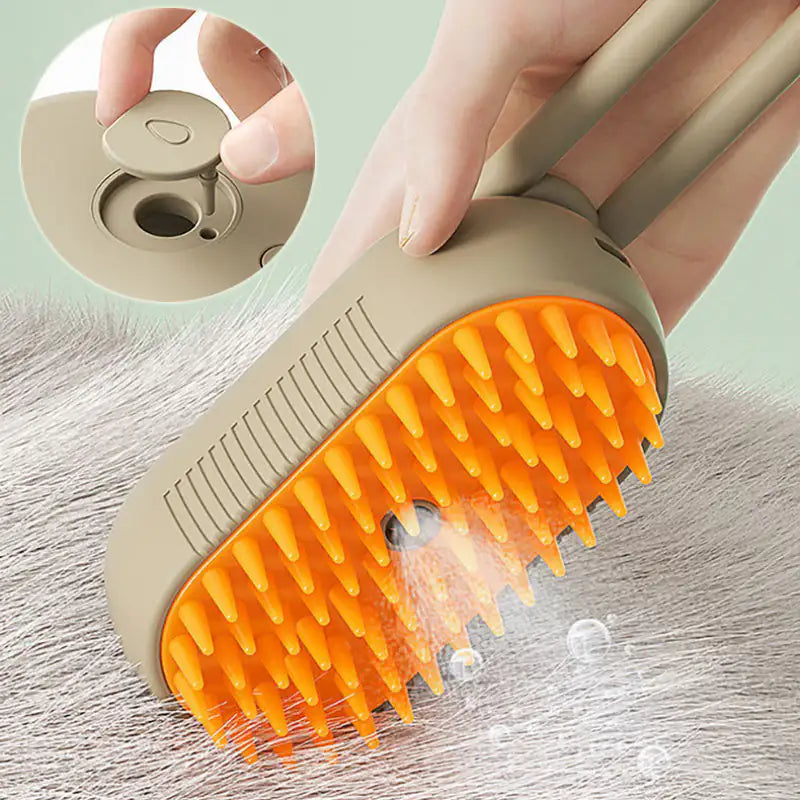 Cat Steam Brush Steamy Dog Brush 3 In 1 Electric Spray Cat Hair Brushes For Massage Pet Grooming Comb Hair Removal Combs Pet Products (Deactivated as recommended by ZCT)